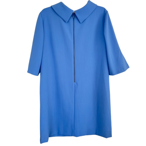 Tahari 16 retro dress blue Jackie O style plus size - Picture 2 of 9